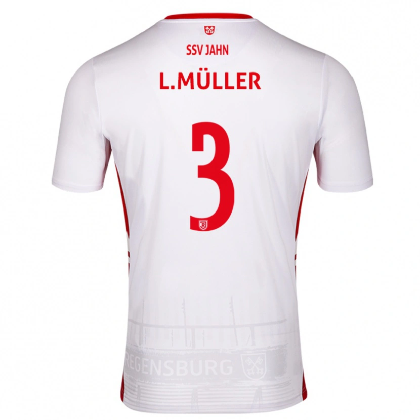 Danxen Kinder Lenny Müller #3 Weiß Rot Heimtrikot Trikot 2025/26 T-Shirt Schweiz