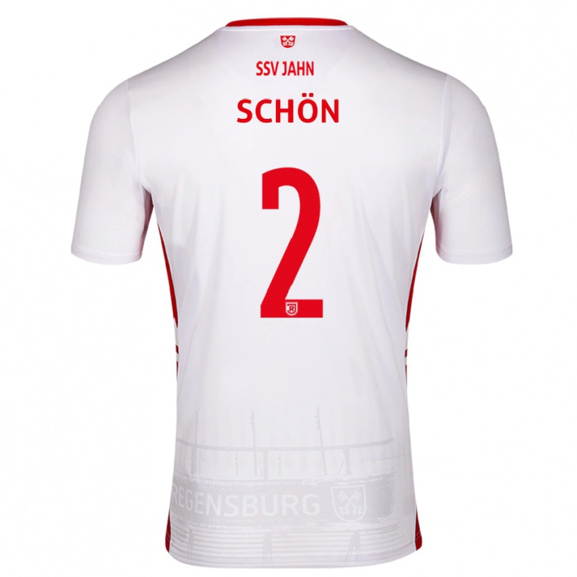 Danxen Kinder Lenny Schön #2 Weiß Rot Heimtrikot Trikot 2025/26 T-Shirt Schweiz