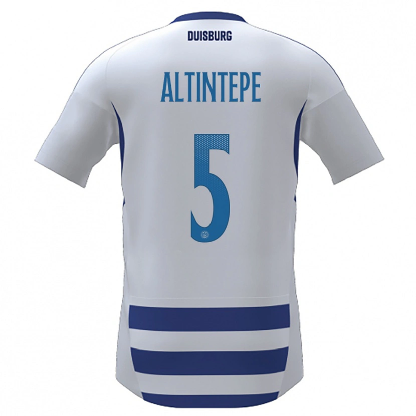 Danxen Kinder Sükeyne Altintepe #5 Weiß Blau Heimtrikot Trikot 2025/26 T-Shirt Schweiz