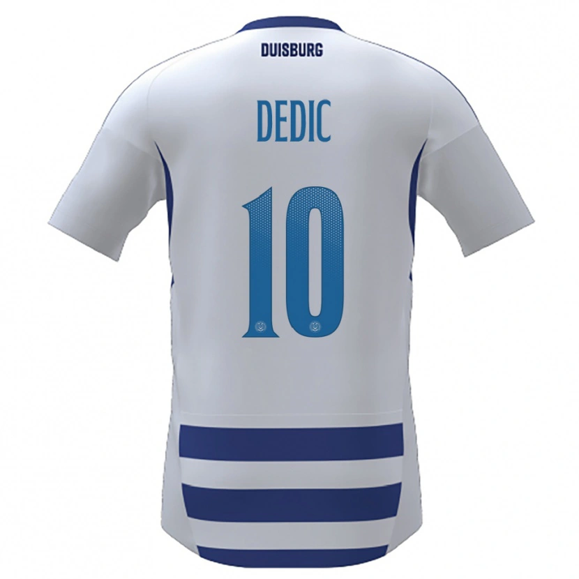 Danxen Kinder Sejla Dedic #10 Weiß Blau Heimtrikot Trikot 2025/26 T-Shirt Schweiz