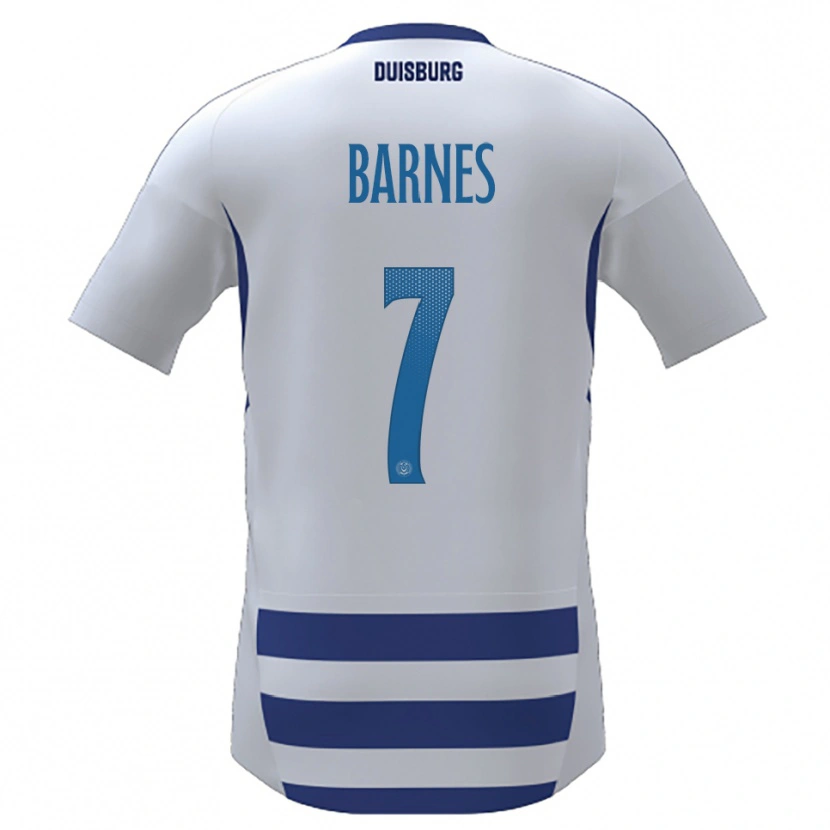 Danxen Kinder Sejoba Barnes #7 Weiß Blau Heimtrikot Trikot 2025/26 T-Shirt Schweiz