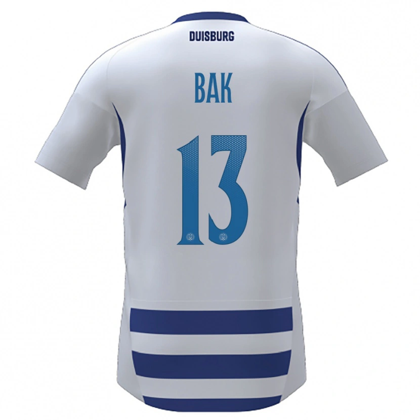 Danxen Kinder Jolina Bak #13 Weiß Blau Heimtrikot Trikot 2025/26 T-Shirt Schweiz