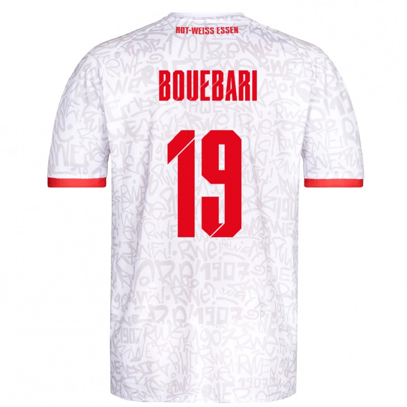 Danxen Kinder Franci Bouebari #19 Weiß Rot Heimtrikot Trikot 2025/26 T-Shirt Schweiz