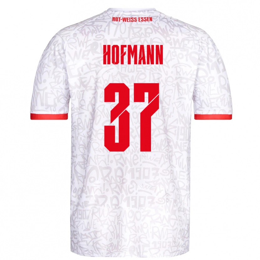 Danxen Kinder Jannik Hofmann #37 Weiß Rot Heimtrikot Trikot 2025/26 T-Shirt Schweiz