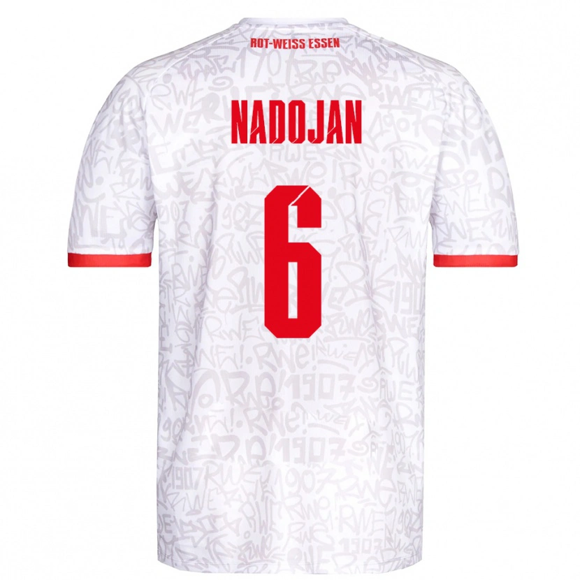 Danxen Kinder Aslan Nadojan #6 Weiß Rot Heimtrikot Trikot 2025/26 T-Shirt Schweiz