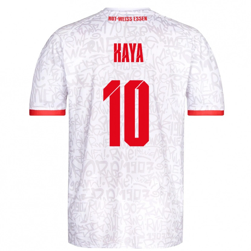 Danxen Kinder Kamil Kaya #10 Weiß Rot Heimtrikot Trikot 2025/26 T-Shirt Schweiz