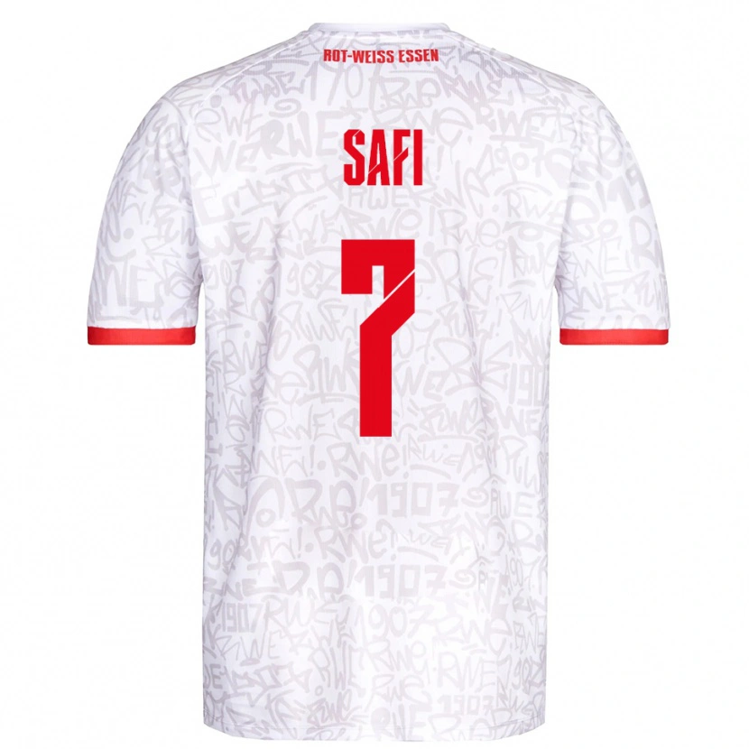 Danxen Kinder Ramien Safi #7 Weiß Rot Heimtrikot Trikot 2025/26 T-Shirt Schweiz