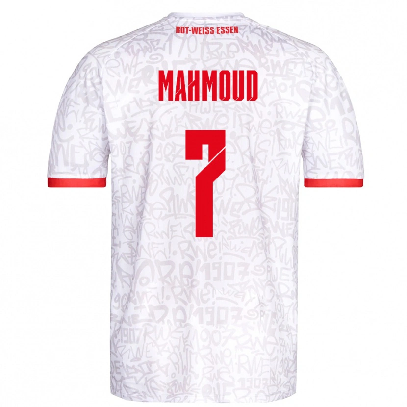 Danxen Kinder Bakir Mahmoud #7 Weiß Rot Heimtrikot Trikot 2025/26 T-Shirt Schweiz