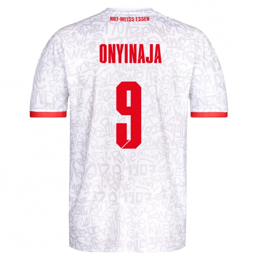 Danxen Kinder Leonard Onyinaja #9 Weiß Rot Heimtrikot Trikot 2025/26 T-Shirt Schweiz