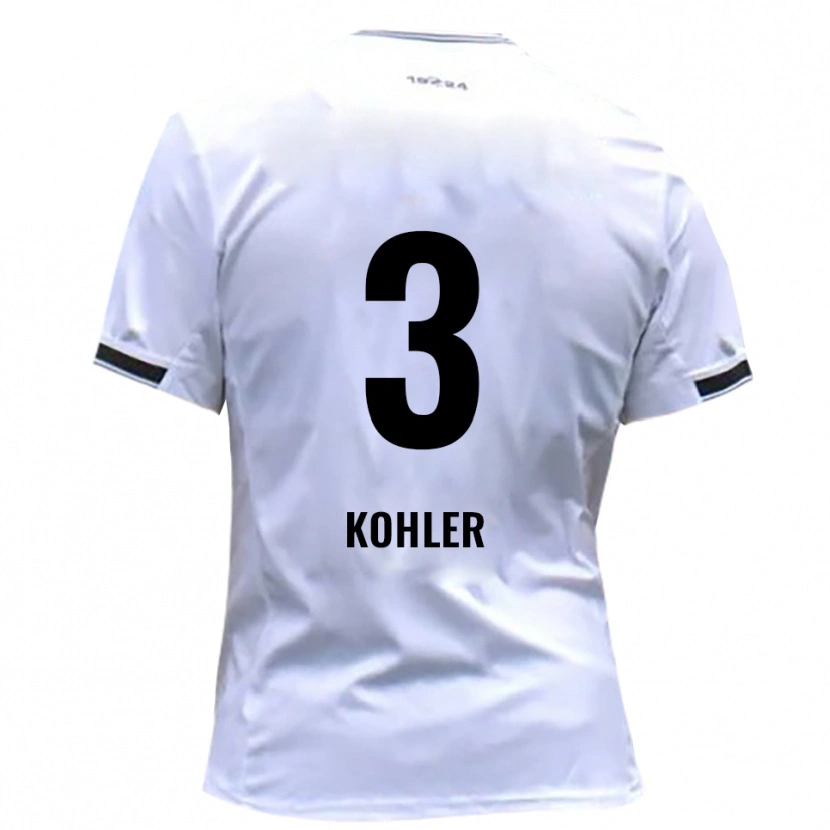 Danxen Kinder Ethan Kohler #3 Weiß Rot Heimtrikot Trikot 2025/26 T-Shirt Schweiz