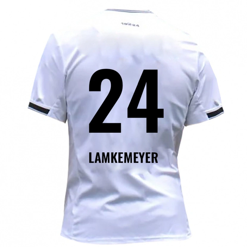 Danxen Kinder Moritz Lamkemeyer #24 Weiß Rot Heimtrikot Trikot 2025/26 T-Shirt Schweiz