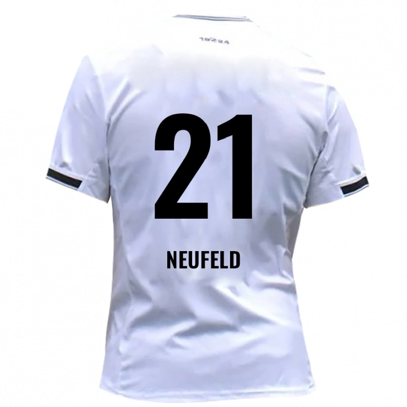 Danxen Kinder Simon Neufeld #21 Weiß Rot Heimtrikot Trikot 2025/26 T-Shirt Schweiz