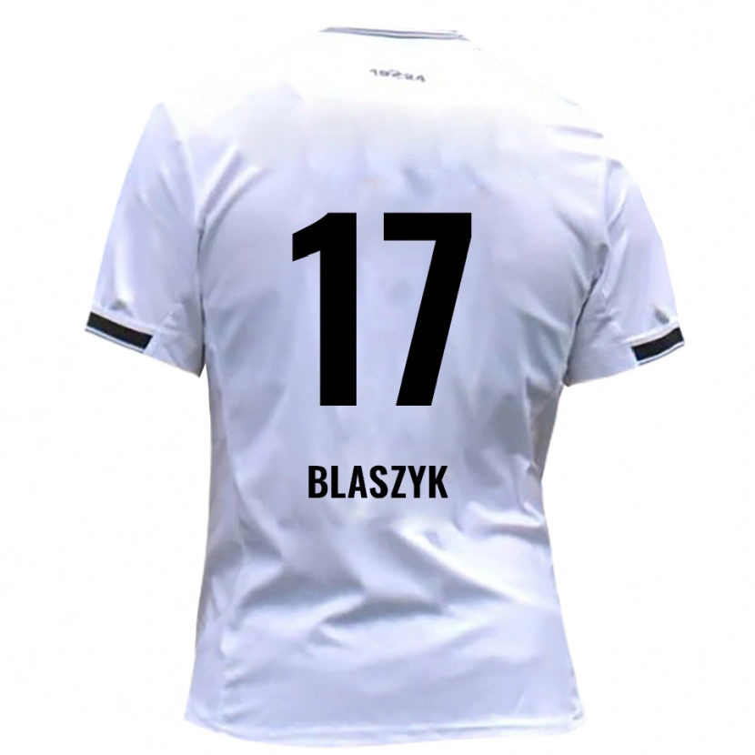 Danxen Kinder Yannick Blaszyk #17 Weiß Rot Heimtrikot Trikot 2025/26 T-Shirt Schweiz
