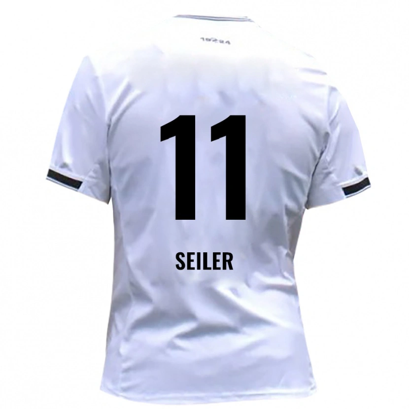 Danxen Kinder Janis Seiler #11 Weiß Rot Heimtrikot Trikot 2025/26 T-Shirt Schweiz