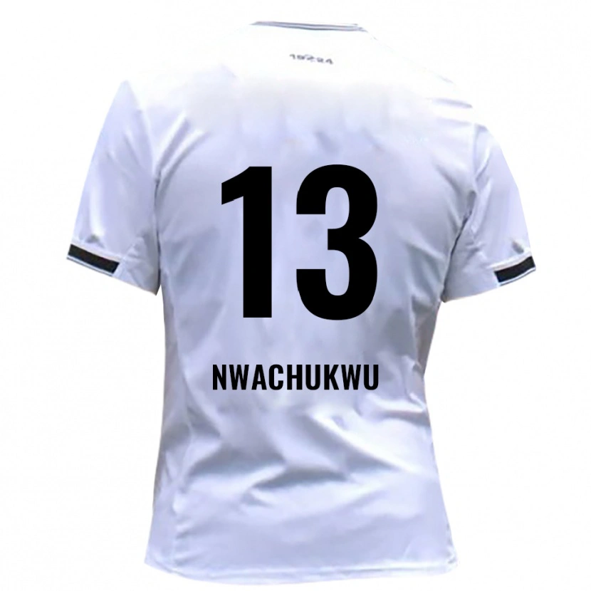 Danxen Kinder Isaak Nwachukwu #13 Weiß Rot Heimtrikot Trikot 2025/26 T-Shirt Schweiz