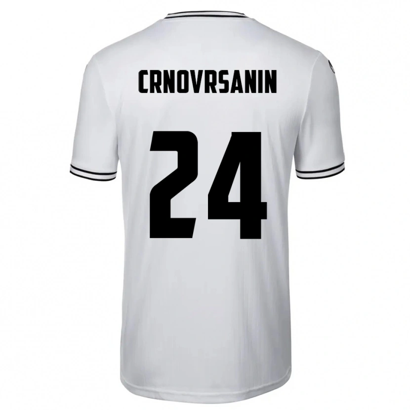 Danxen Kinder Sadin Crnovrsanin #24 Weiß Schwarz Heimtrikot Trikot 2025/26 T-Shirt Schweiz