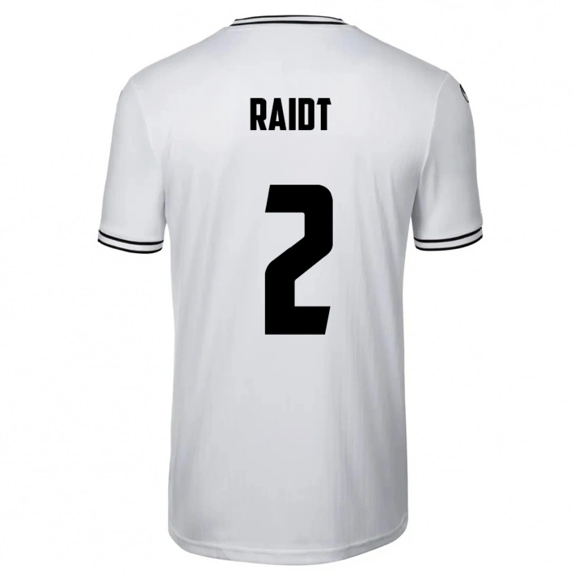 Danxen Kinder Bodie Raidt #2 Weiß Schwarz Heimtrikot Trikot 2025/26 T-Shirt Schweiz