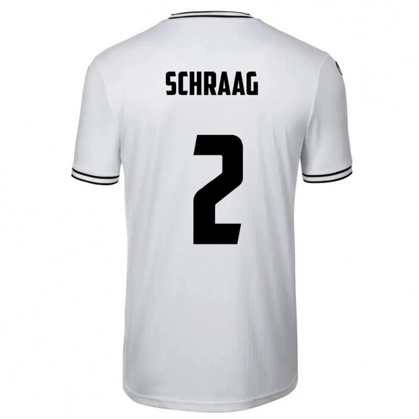Danxen Kinder Felix Schraag #2 Weiß Schwarz Heimtrikot Trikot 2025/26 T-Shirt Schweiz