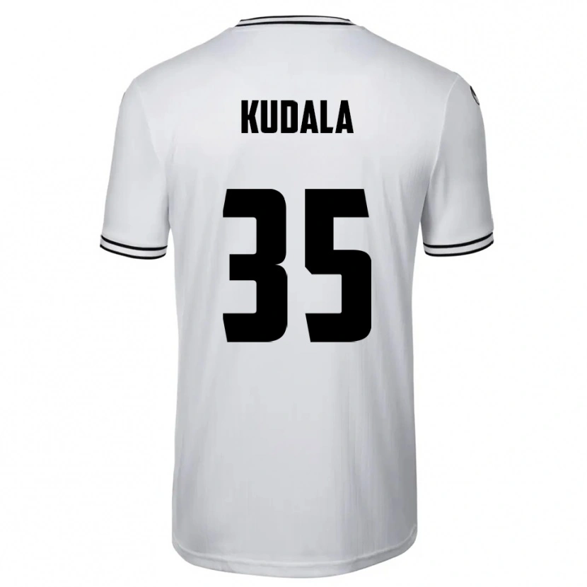 Danxen Kinder Julian Kudala #35 Weiß Schwarz Heimtrikot Trikot 2025/26 T-Shirt Schweiz