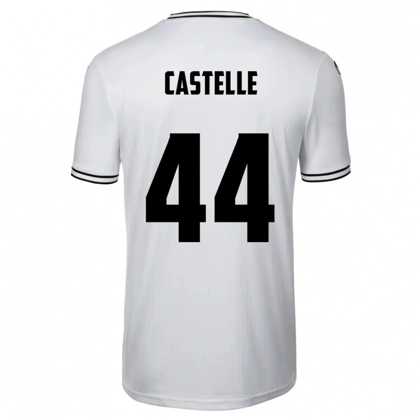 Danxen Kinder Niklas Castelle #44 Weiß Schwarz Heimtrikot Trikot 2025/26 T-Shirt Schweiz