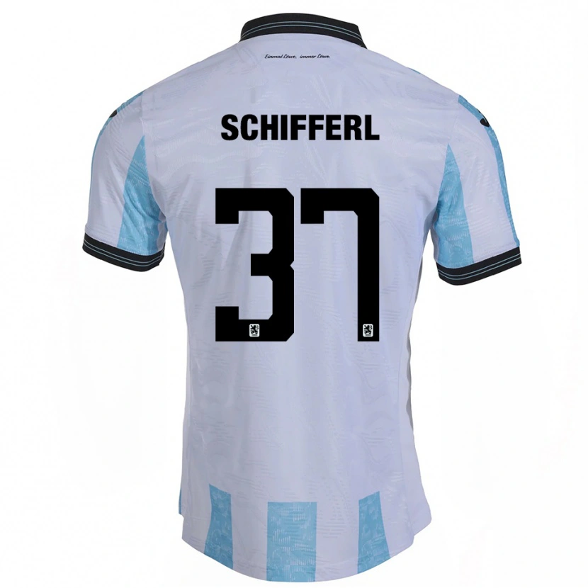 Danxen Kinder Raphael Schifferl #37 Weiß Himmelblau Heimtrikot Trikot 2025/26 T-Shirt Schweiz