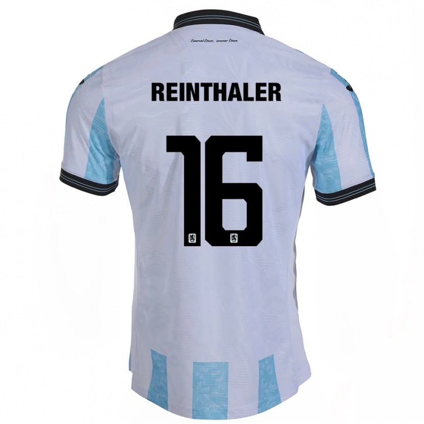Danxen Kinder Max Reinthaler #16 Weiß Himmelblau Heimtrikot Trikot 2025/26 T-Shirt Schweiz
