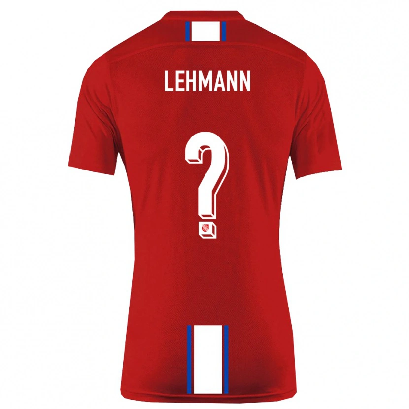 Danxen Kinder Tom Lehmann #0 Rot Weiß Heimtrikot Trikot 2025/26 T-Shirt Schweiz