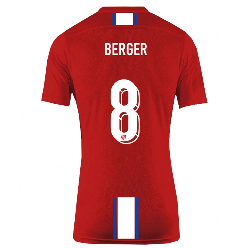 Danxen Kinder Johann Berger #8 Rot Weiß Heimtrikot Trikot 2025/26 T-Shirt Schweiz