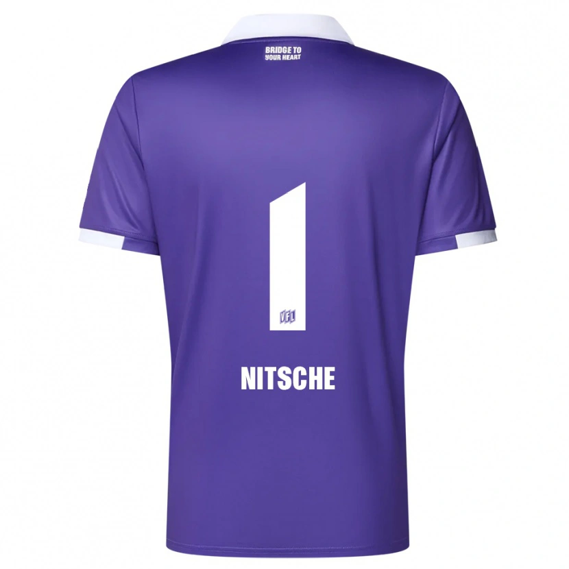 Danxen Kinder Till Nitsche #1 Lila Weiß Heimtrikot Trikot 2025/26 T-Shirt Schweiz