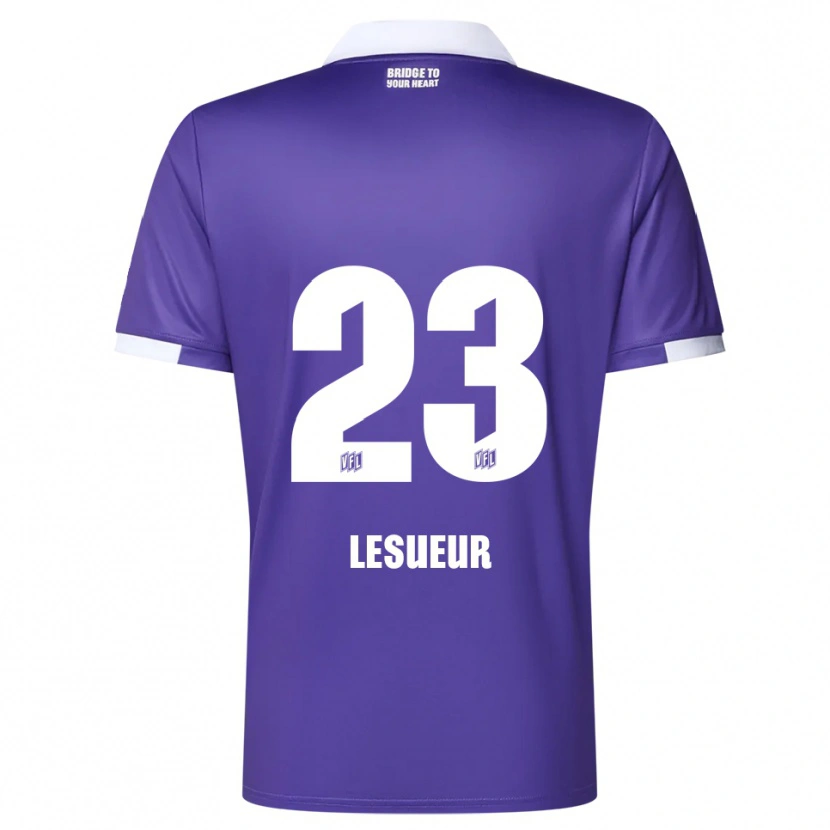 Danxen Kinder Tony Lesueur #23 Lila Weiß Heimtrikot Trikot 2025/26 T-Shirt Schweiz