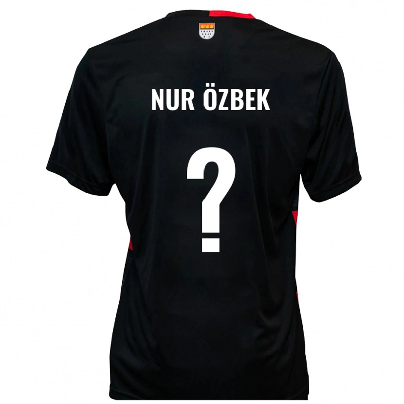 Danxen Kinder Irem Nur Özbek #0 Schwarz Rot Heimtrikot Trikot 2025/26 T-Shirt Schweiz