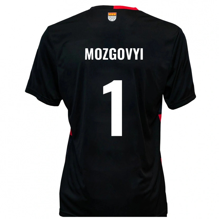Danxen Kinder Arseniy Mozgovyi #1 Schwarz Rot Heimtrikot Trikot 2025/26 T-Shirt Schweiz