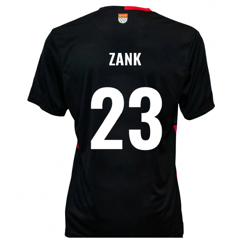 Danxen Kinder Benjamin Zank #23 Schwarz Rot Heimtrikot Trikot 2025/26 T-Shirt Schweiz