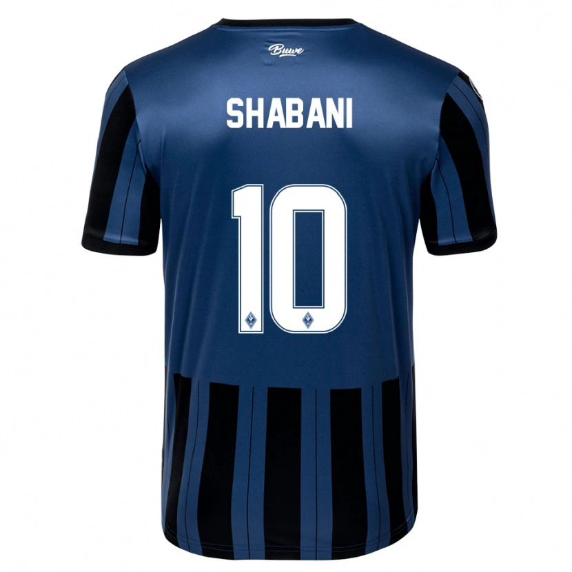 Danxen Kinder David Shabani #10 Blau Grau Schwarz Heimtrikot Trikot 2025/26 T-Shirt Schweiz