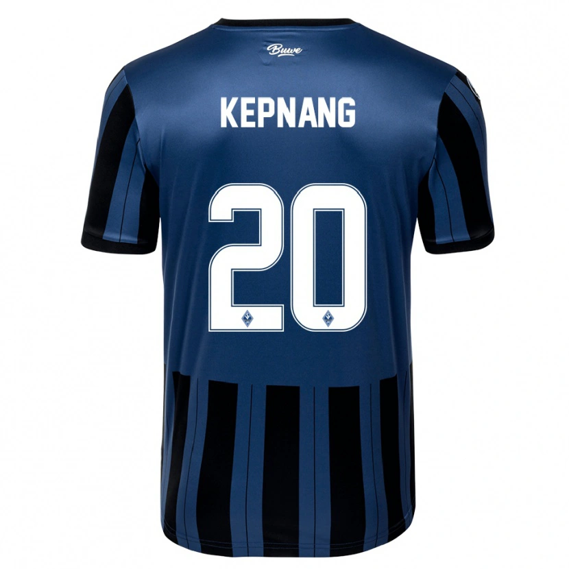 Danxen Kinder Jason Kepnang #20 Blau Grau Schwarz Heimtrikot Trikot 2025/26 T-Shirt Schweiz