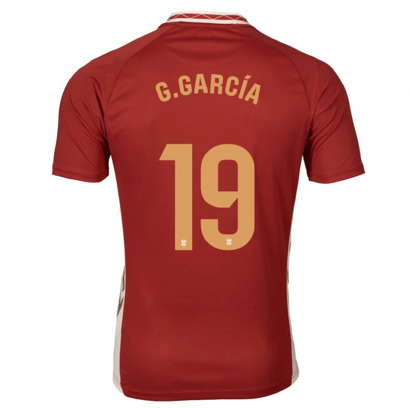 Danxen Kinder Giovani García #19 Burgunder Gold Auswärtstrikot Trikot 2025/26 T-Shirt Schweiz