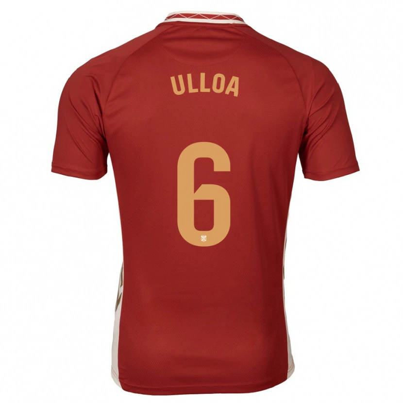Danxen Kinder Alberto Ulloa #6 Burgunder Gold Auswärtstrikot Trikot 2025/26 T-Shirt Schweiz