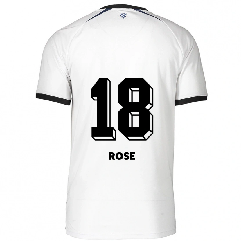 Danxen Kinder Rafael Rose #18 Weiß Schwarz Auswärtstrikot Trikot 2025/26 T-Shirt Schweiz