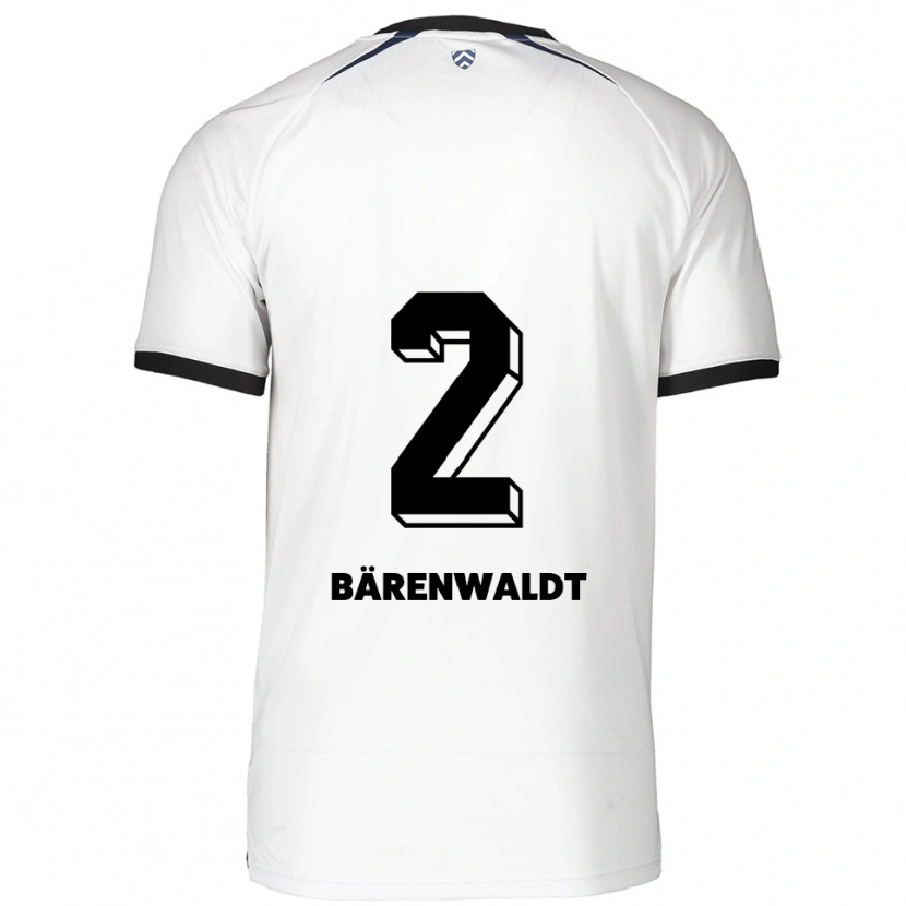 Danxen Kinder Tim Bärenwaldt #2 Weiß Schwarz Auswärtstrikot Trikot 2025/26 T-Shirt Schweiz