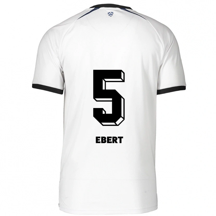 Danxen Kinder Phine Ebert #5 Weiß Schwarz Auswärtstrikot Trikot 2025/26 T-Shirt Schweiz