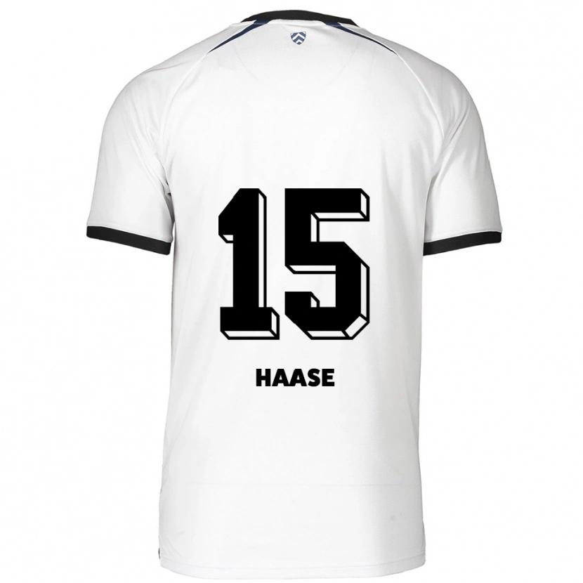 Danxen Kinder Leo Haase #15 Weiß Schwarz Auswärtstrikot Trikot 2025/26 T-Shirt Schweiz
