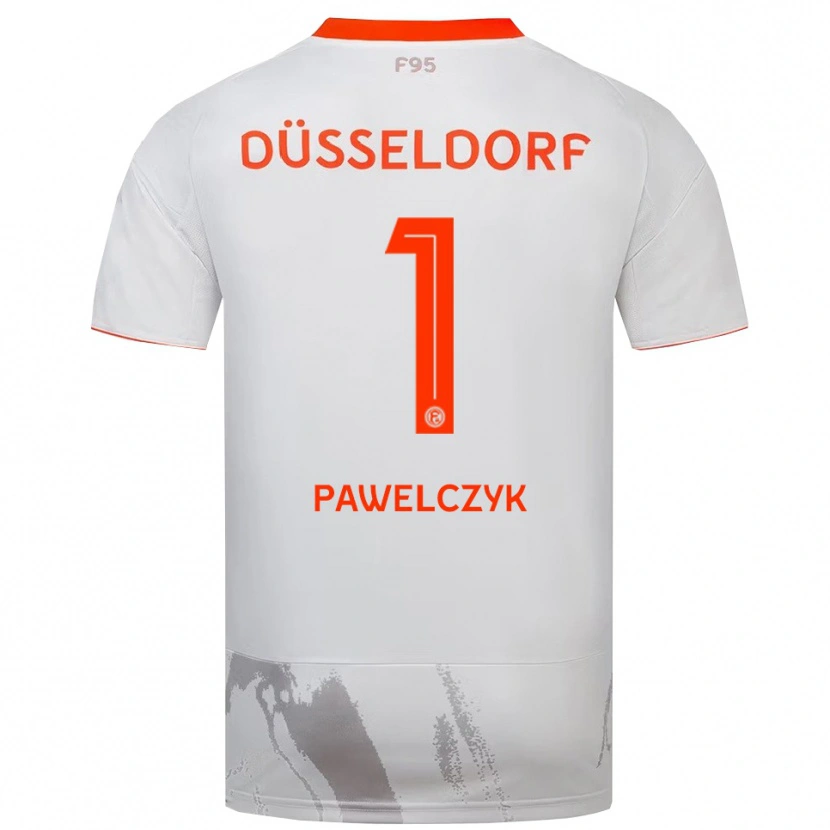 Danxen Kinder Tobias Pawelczyk #1 Weiß Orange Auswärtstrikot Trikot 2025/26 T-Shirt Schweiz