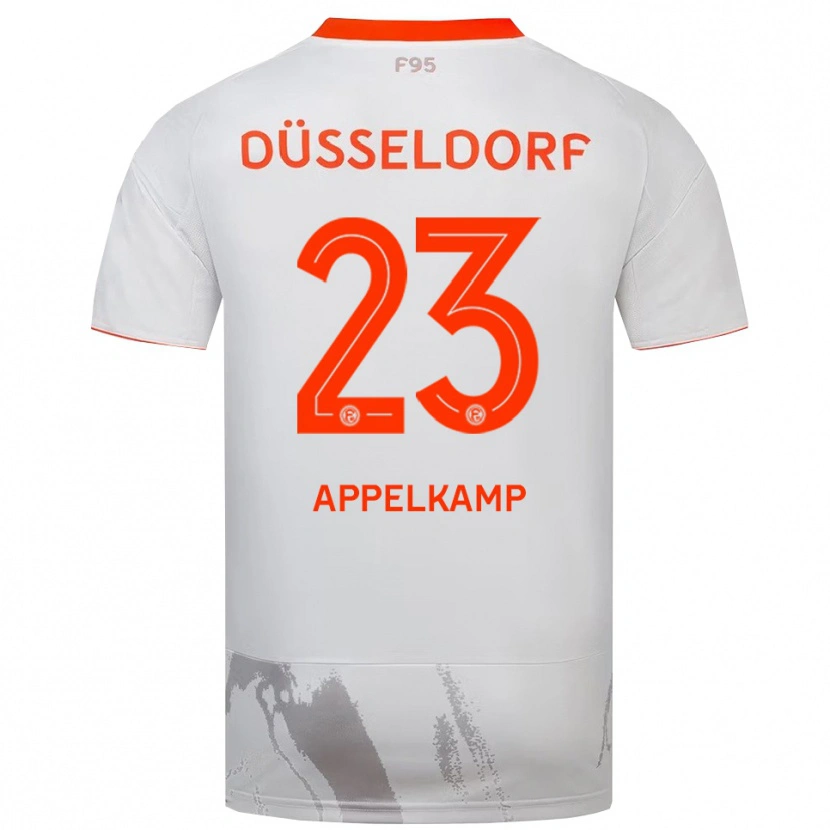 Danxen Kinder Shinta Appelkamp #23 Weiß Orange Auswärtstrikot Trikot 2025/26 T-Shirt Schweiz
