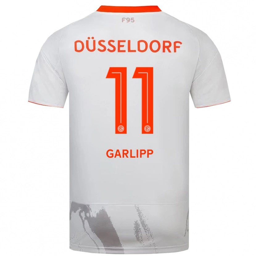 Danxen Kinder Lennart Garlipp #11 Weiß Orange Auswärtstrikot Trikot 2025/26 T-Shirt Schweiz