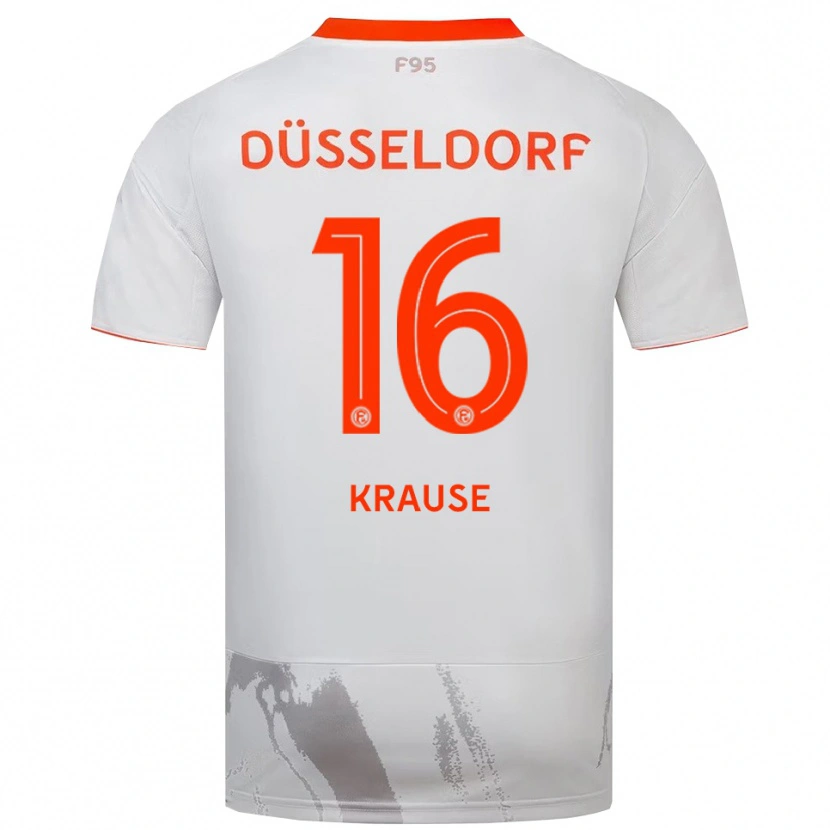 Danxen Kinder Arno Krause #16 Weiß Orange Auswärtstrikot Trikot 2025/26 T-Shirt Schweiz