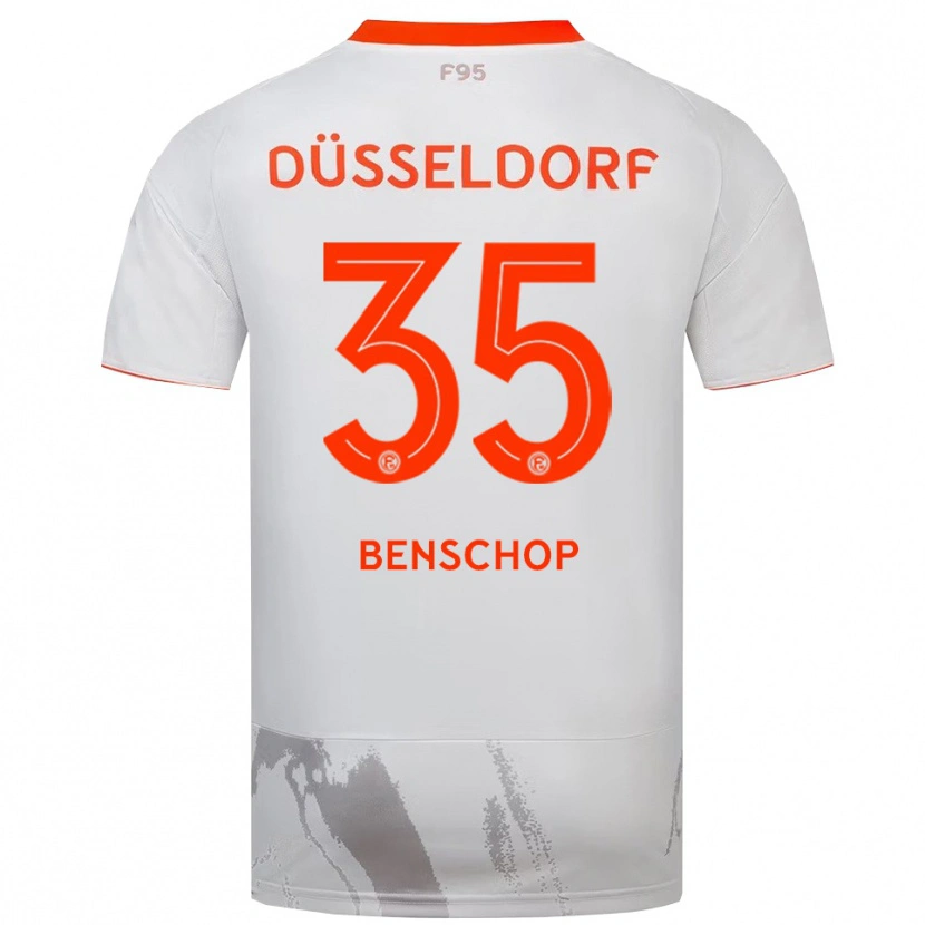 Danxen Kinder Charlison Benschop #35 Weiß Orange Auswärtstrikot Trikot 2025/26 T-Shirt Schweiz