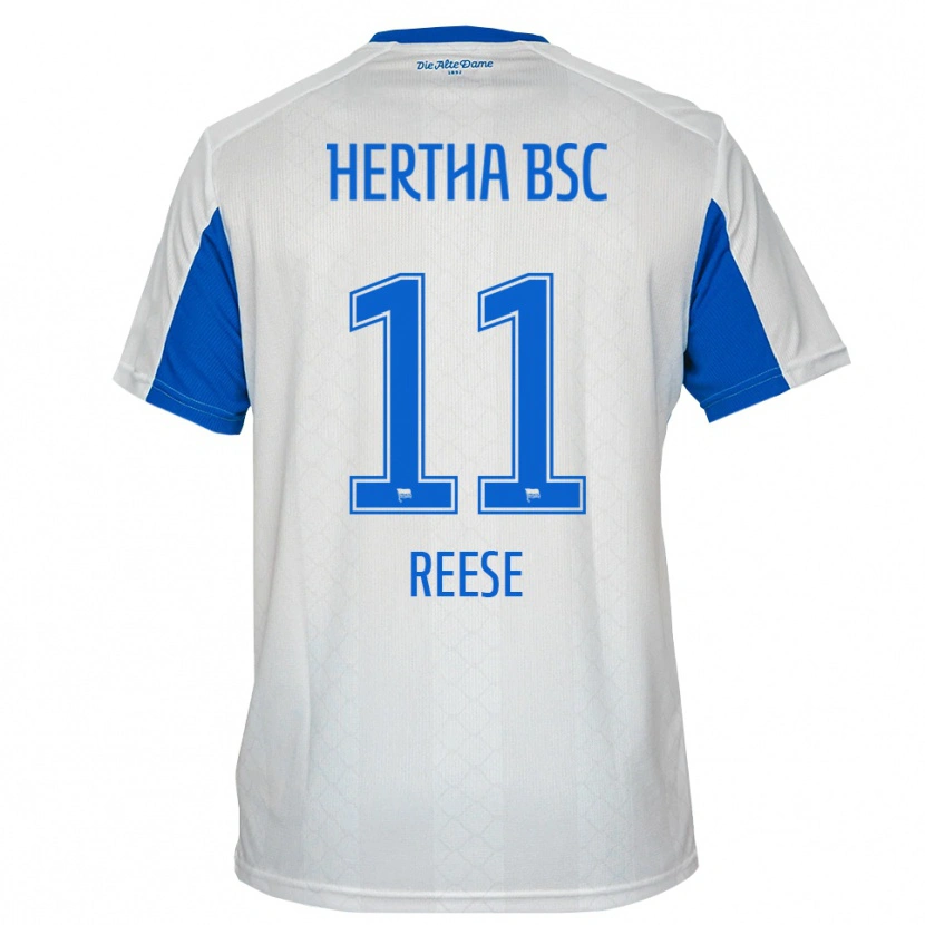 Danxen Kinder Fabian Reese #11 Weiß Blau Auswärtstrikot Trikot 2025/26 T-Shirt Schweiz