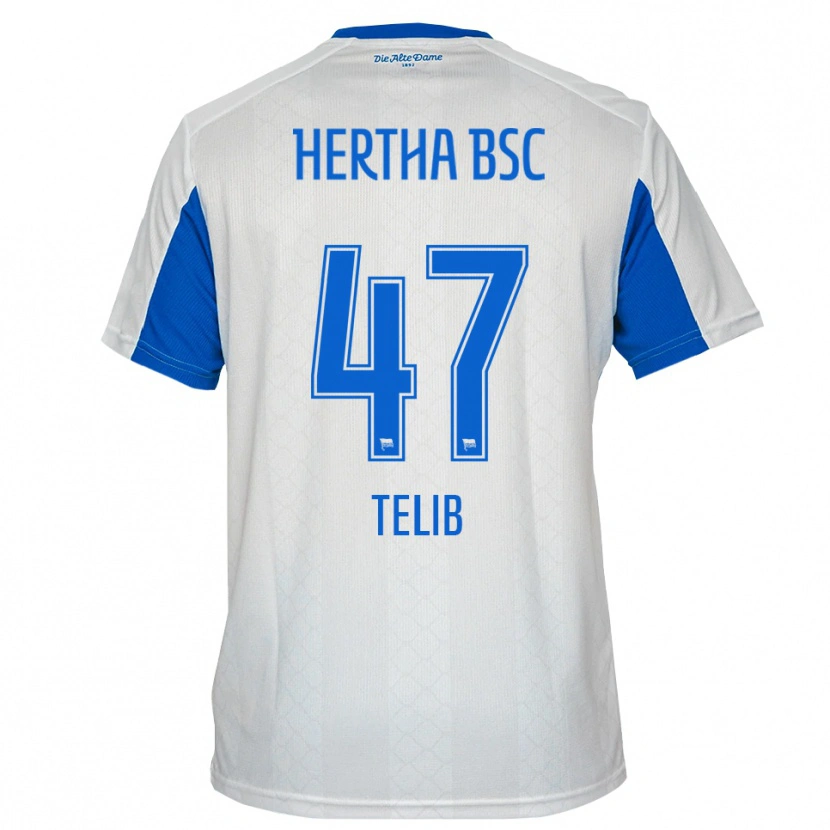 Danxen Kinder Selim Telib #47 Weiß Blau Auswärtstrikot Trikot 2025/26 T-Shirt Schweiz