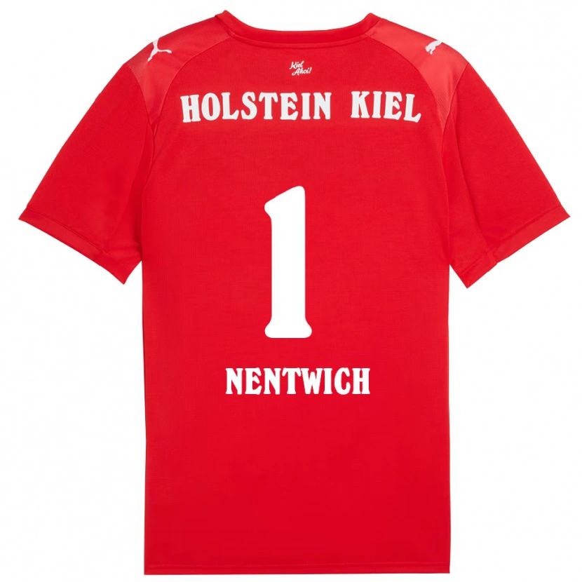 Danxen Kinder Emma Nentwich #1 Rot Blau Auswärtstrikot Trikot 2025/26 T-Shirt Schweiz