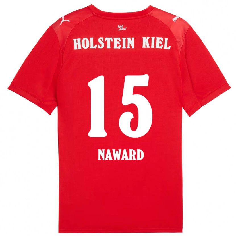 Danxen Kinder Aryanna Naward #15 Rot Blau Auswärtstrikot Trikot 2025/26 T-Shirt Schweiz